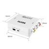 Конвертер RCA AV в HDMI Высокое качество HD 1080P Адаптер AV2HDMI для ТВ PS3 PS4 ПК DVD Xbox Проектор Конвертер RCA в HDMI