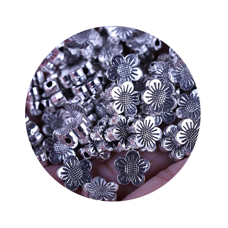 Бусины из тибетского серебра в форме цветка: Аксессуары для подвесок и браслетов своими руками