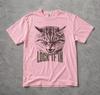 Vintage Angry Cat Graphic Tee, Lock TF In Meme Shirt, Hissing Cat Top
