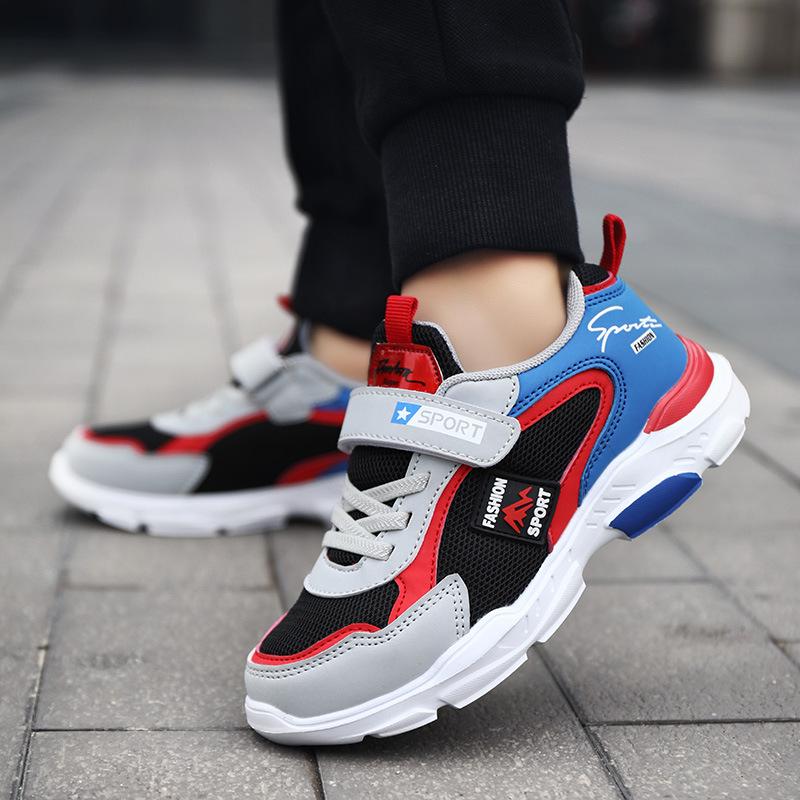 Обувь для мальчиков, большие мальчики, весенние мальчики, модная повседневная спортивная обувь, летние детские кроссовки для младших школьников, легкие кроссовки