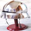 Silver Medieval German Sallet Helmet Gothic Closed Helmet Reenactment Costume Spartan