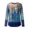 Womens Oversized Sweatshirt Graphic Sweater Long Sleeve Drop Shoulder Round Shirt Tops Vintage Clothes