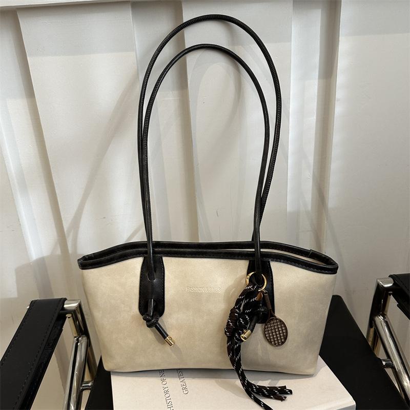 Высококачественная ретро-сумка большой вместимости, женская сумка через плечо для поездок на работу и обратно на осень и зиму, портативная сумка-тоут