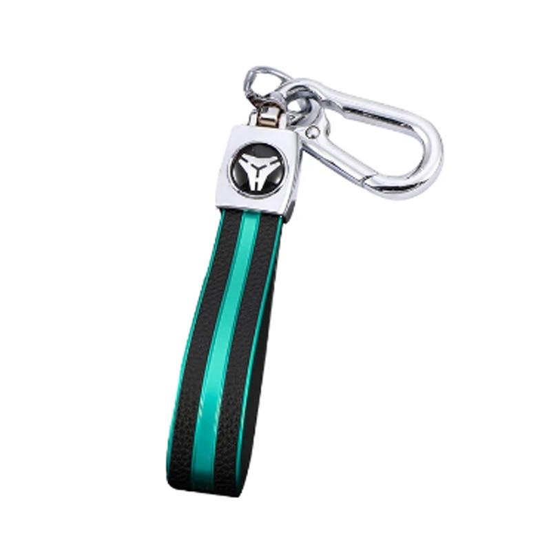 FOR Ford Focus Edge Explorer Escort Mondeo Mustang Ranger Leather TPU Car Smart Key Cover Case Shell Bag Protector Keychain