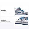 Детские кроссовки Air 1 Mid TD Cement True Blue Серо-цементно-серый белый DQ8425-014