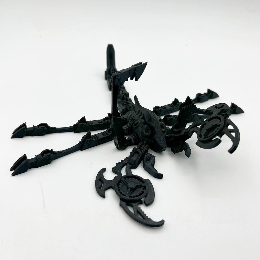 3D-печатная игрушка-скорпион, подвижная игрушка, с подвижными суставами, 3D-печатная игрушка, украшение, снятие стресса, подвижная