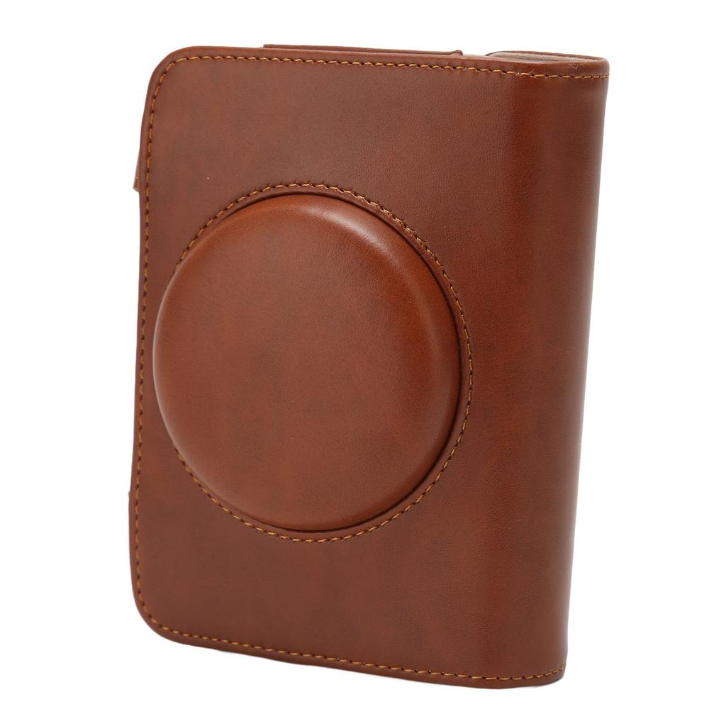 Retro Camera Case PU Leather Camera Case with Adjustable Shoulder Strap for Kodak C210R Mini Shot 2