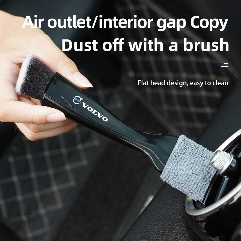 Car Air Vent Cleaning Brush Auto Interior Dust Removal Tools For Volvo Xc60 Xc90 V40 V60 S60 V50 V90 S80 C40 XC40 V70 XC70
