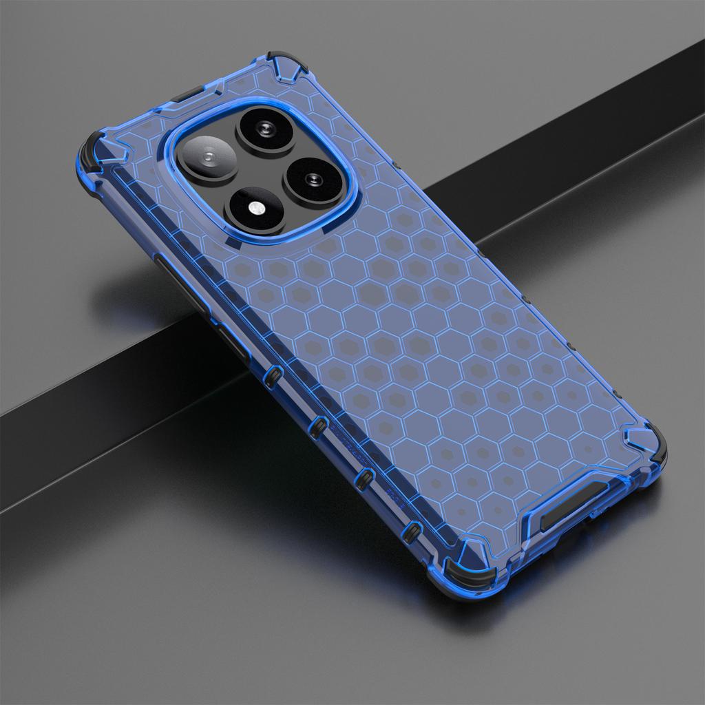 For Xiaomi Redmi Note 14 Pro 5G/Poco X7 5G Case PC+TPU Phone Cover Honeycomb Shape