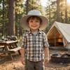 Breathable Quick Dry Fisherman Hat Lightweight Beach Hat Children Kids Sun Protection Hat  Summer