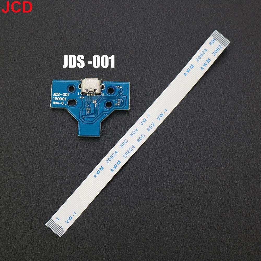 JCD 1 шт. Для игрового контроллера PS4 Slim Pro USB-порт для зарядки Разъем Плата схемы 12-контактный JDS 011 030 040 055 14-контактный 001 Разъем