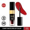 FACESCANADA Comfy Matte Pro Liquid Lipstick - Rust Raisin 02, 5,5 мл | Стойкость 10 часов | Насыщенный цвет | Насыщен маслом макадамии и оливковым маслом