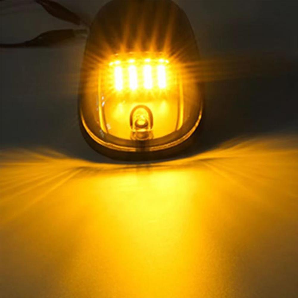 5 шт./компл. солнечные фонари для кабины грузовика, фары на крышу с датчиком вибрации, габаритные огни для кабины автомобиля, пикапа, внедорожника, бездорожья