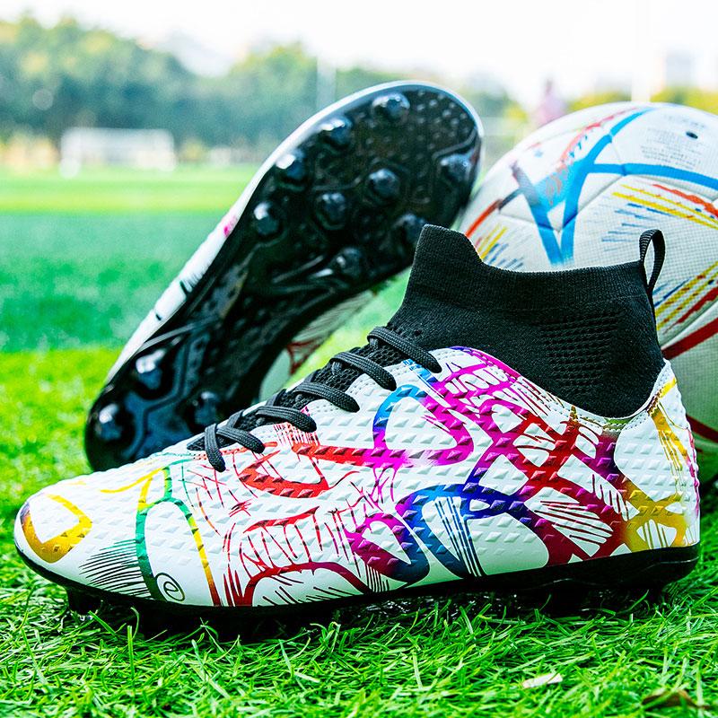 Football Shoes 35-46 Football Sole Help Outdoor Men's Long Nail Sports Football Boots Large Size Youth Sports Football Boots