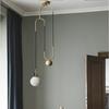 Ретро-лофт, ресторан, лифт, освещение, креативный шкив, подвесной светильник, обеденный зал, бар, кухня, дизайнерские светодиодные светильники ZM111006
