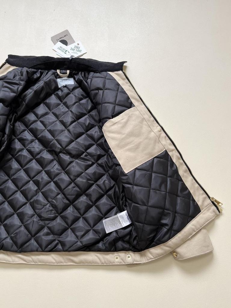 Большой размер Рабочая куртка Carhartt из плотного холста, Теплый воротник, Рабочая одежда для осени и зимы.