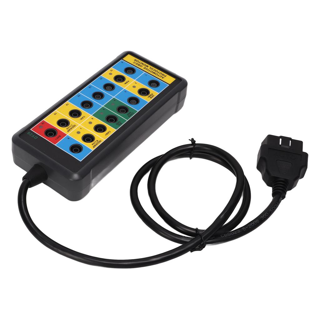 16 Pin OBDII Protocol Detector Fast Detection Easily Access Monitoring Signals OBD2 Breakout Box