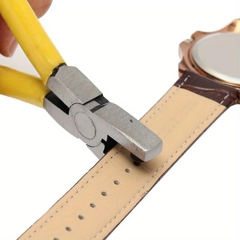 1PC Universal Hand Leather Strap Watch Band Belt Tool Hole Punch Pliers Tool