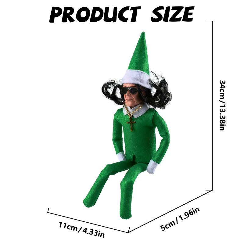 Oz Christmas Elf Doll Plush Toy Festival Decorations Cartoon Ornament Gifts