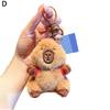 Брелок с изображением персонажа из мультфильма, плюшевый коричневый брелок с изображением капибары, сумка, кулон для мальчиков и девочек, брелок с изображением животных, рюкзаки, аксессуары для сумок