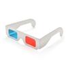 10Pcs Cyan Movie Game Glasses 3D TV Cardboard Paper Glasses Universal 3D Glasses