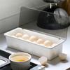 Контейнер для яиц для холодильника 12-ячеечный держатель для яиц Настольный контейнер для хранения Коробка для хранения Органайзер с крышкой для холодильника Кухня