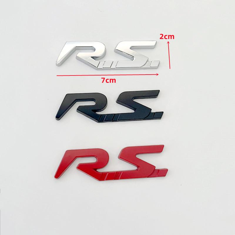 3D Metal GT Sport Logo Car Rear Trunk Emblem Badge Sticker For Renault Logan Clio Megane Kangoo 1 2 3 4 Captur Espace Twingo R444
