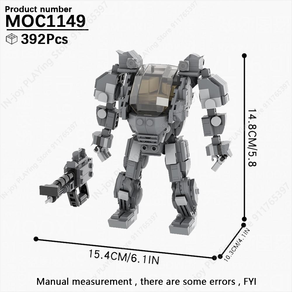 MOOXI Модель Робота Меха Танка из Фильма и Игры MOC Кирпичи Творческий DIY Сборные Строительные Блоки Совместимые с Игрушками из Коллекции Фигурок
