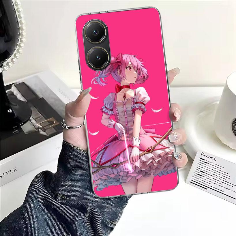 Мягкий чехол для телефона Madoka Magica для Xiaomi Redmi 15C 15 13C 13 Poco X5 X6 X7 F7 Ultra M7 12C 12 10 10C 9C 9A 9T 9 Fundas Poc