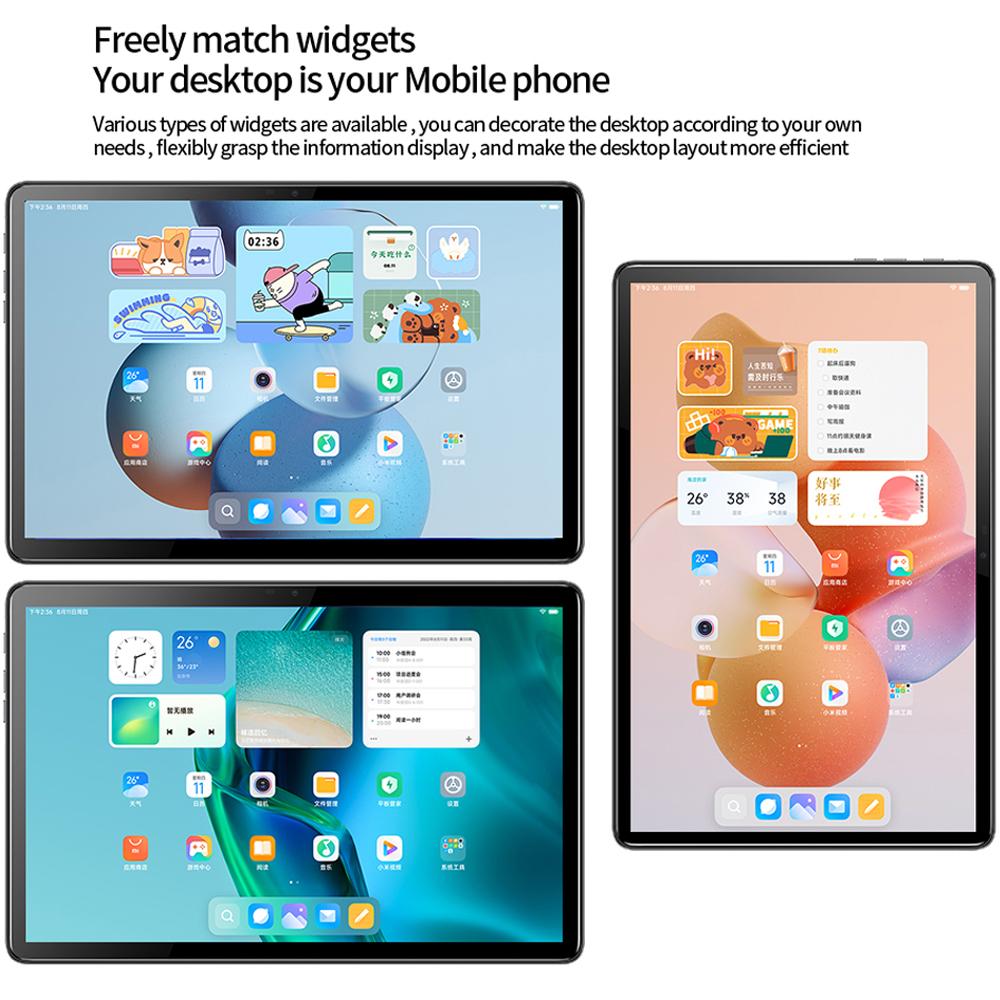 BDF Планшетный ПК G15 10,1 дюйма, 8 ГБ + 256 ГБ, Android12, 3G/4G LTE/5G/WIFi