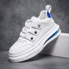 Модная мужская обувь в корейском стиле, белая спортивная обувь, оригинальная кожаная обувь на плоской подошве, кроссовки на воздушной подушке, дизайнерская обувь