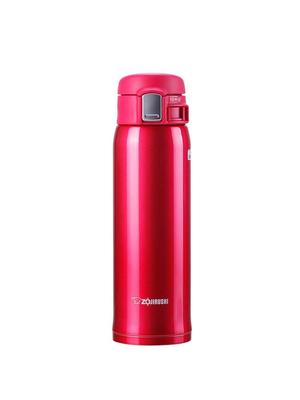 Бутылка для воды ZOJIRUSHI, кружка из нержавеющей стали, 480 мл, прозрачная, красная, легкая, тип SM-SA48-RW