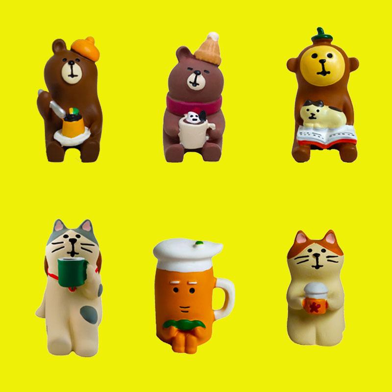 Creative Miniature Zakka: Shiba Inu, Penguin, Cat, Polar Bear, Edamame Lazy Cat Ornaments