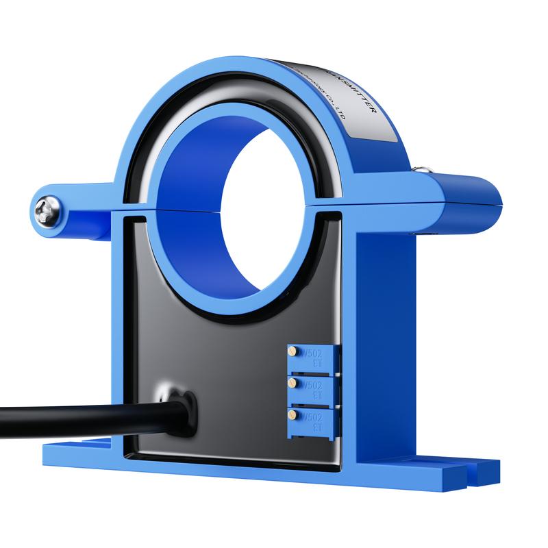 Split Core AC/DC Current Transmitter 30A 50A 100A 1000A Hall Current Sensor Transducer 25mm  0-10V 4-20mA Current Transmitter