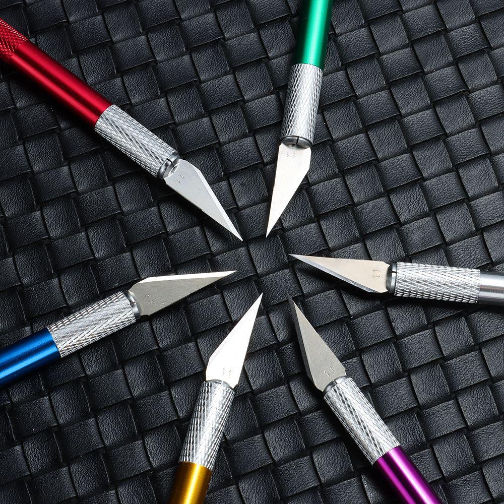 Кондитерские инструменты для резьбы по дереву, скульптуры, гравировки, металлический скальпель, нескользящий нож с лезвием 1 шт.