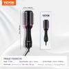 VEVOR Hair Blow Dryer Brush, 4 in 1 Ionic Hair Dryer and Styler Volumizer with 75mm Ceramic Coating Oval Barrel & 3 Heat Settings