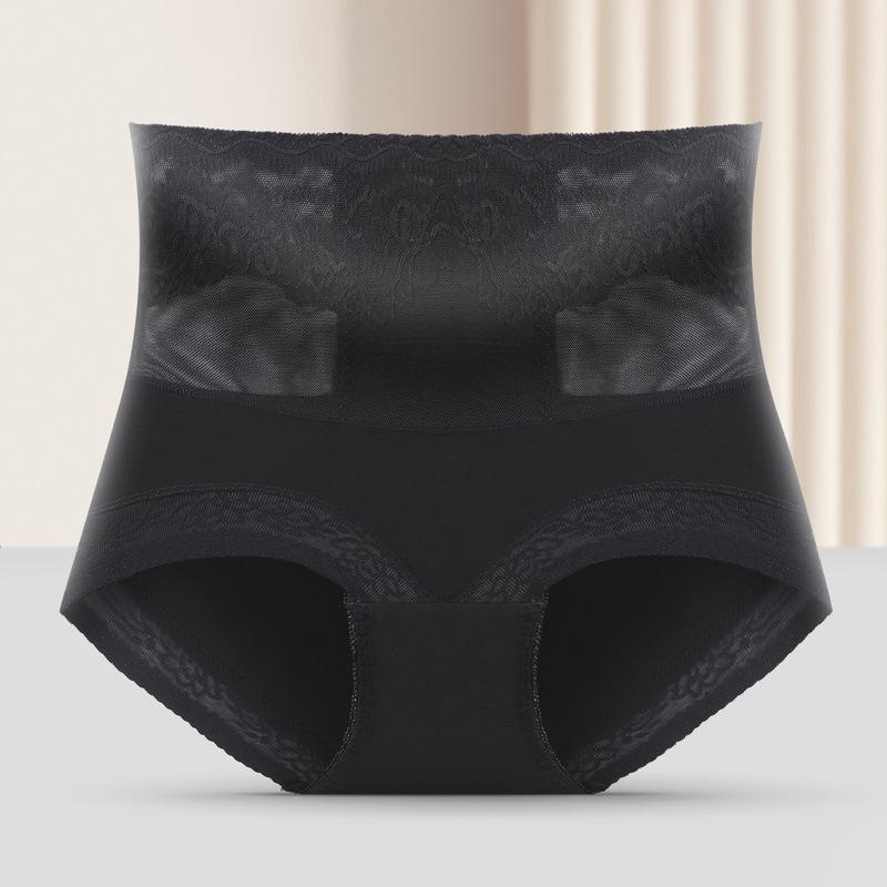 5pcs High Waist Underwear Women Cotton Lace Panties Hot Temptation Girls Belly Briefs