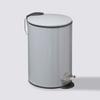 Atmosphéra 3 Litre Metal Pedal Bin - Grey