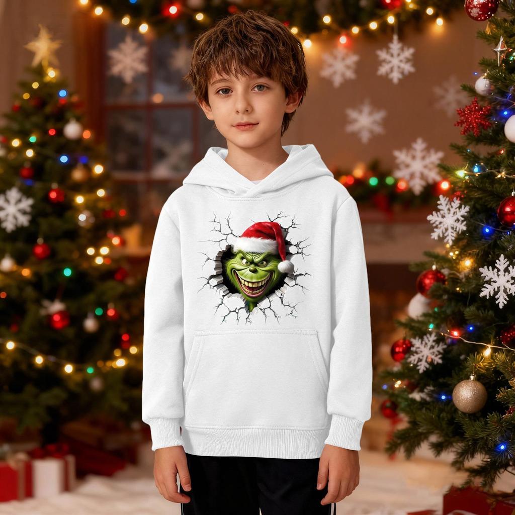 Christmas Sweatshirt Boys Girls Ugly Xmas Christmas Shirt Crewnek Toddler Long Sleeve Pullover Outfit Tops