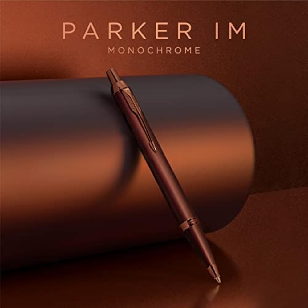 PARKER Parker Ballpoint Pen IM Monochrome Burgundy BGT Medium, Permanent Imported in Gift Box 219...