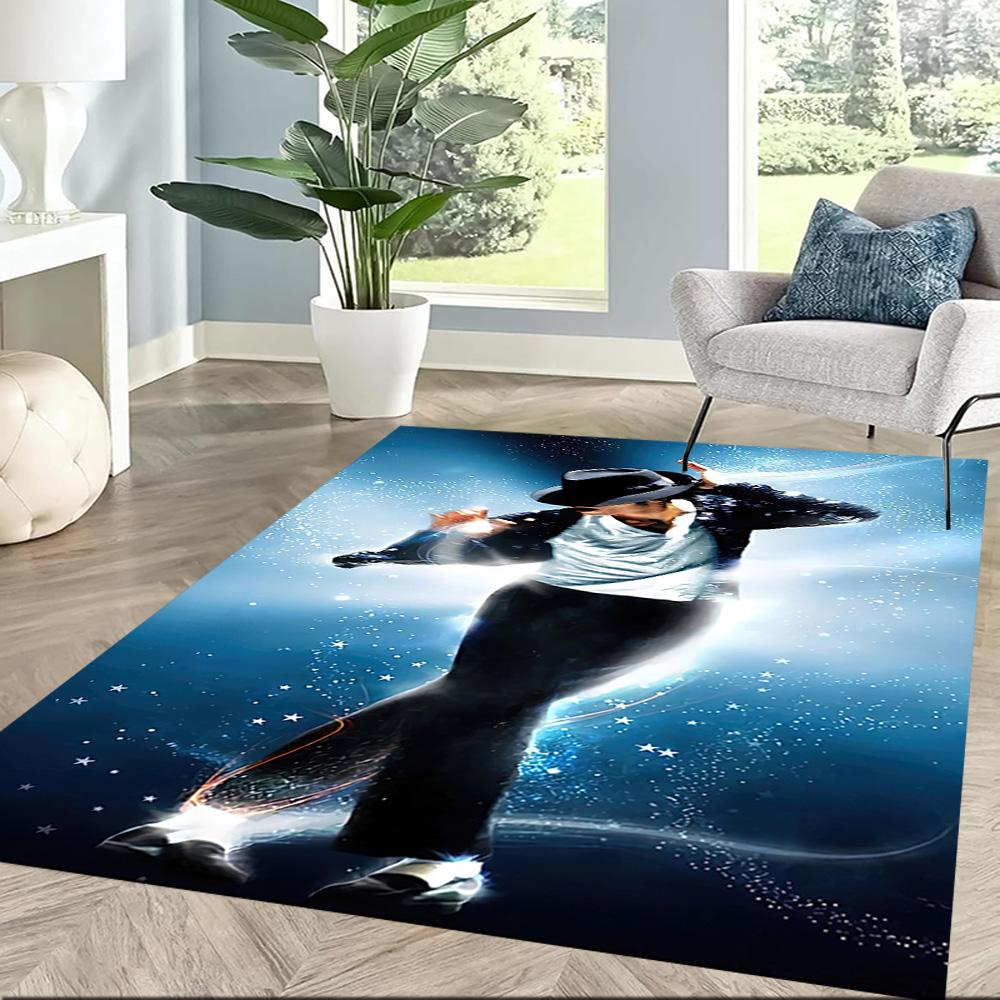 Michael Jackson 95 Floor Mat Suitable for Hallway Game Room Outdoor Dining Room Anti-slip Rug Decorate Offices Spiritual Gift