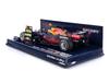 Minichamps Scale Red Bull Racing Honda RB16B Max Verstappen Abu Dhabi GP 2021 Winner World Champion with Pit Board 1/43 (Assembled)