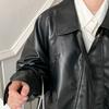 Весна Осень Мода Новая Женская Мода Повседневная Темпераментная Кожаная Куртка с Лацканами Темпераментная Высококачественная Роскошная Ретро Мотоциклетная Куртка