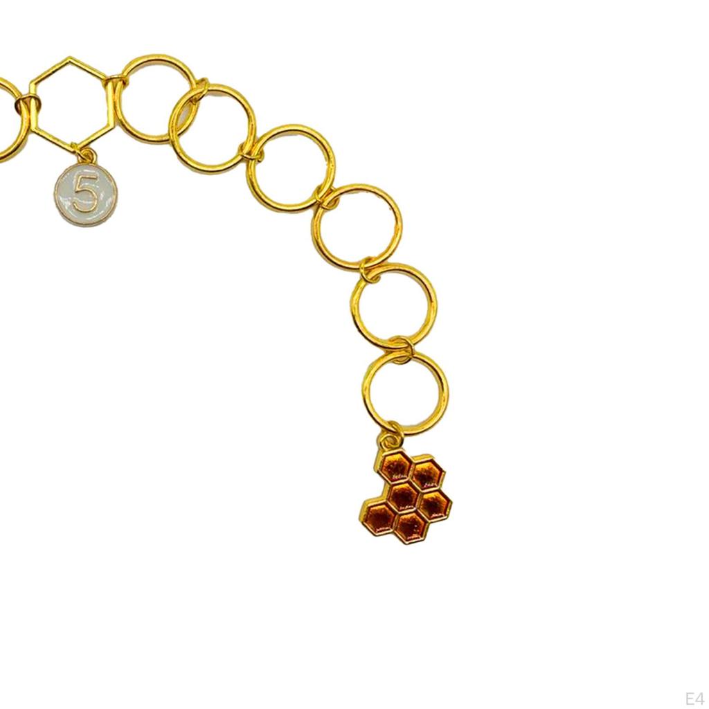 Knitting Crochet Marker Hexagon Smooth Supplies Stoppers Locking Markers for Crocheting