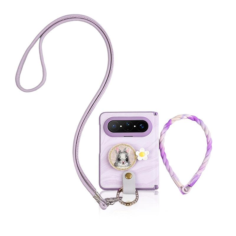 Подходит для Huawei puraxmax Yunjin фиолетовый сливовый чехол для мобильного телефона со всех сторон, внешний экран, защитная пленка-оболочка, интегрированный каркас-подставка, новый