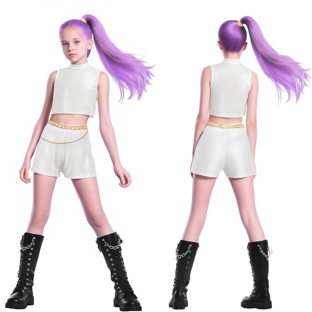 Костюм Суперзвезды, певицы, танцовщицы, для вечеринки, маскарадный, для детей, девочек, подарки на Хэллоуин, Рождество, день рождения, костюм для ролевой игры, косплея