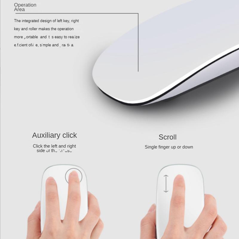 M511 High Quality Stable Lightweight Rechargeable Ergonomic Silent Wireless BT Magic Mouse For Computer Mac Phone
