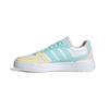 Breathable Moisture Wicking Low Top Skateboard Shoes Women's White Cyan Yellow Pink Sneakers JP9797