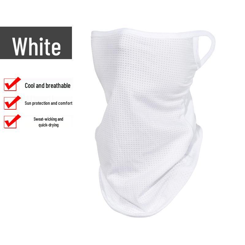 Breathable Full Face Cover Neck Gaiter for Outdoor Sports - Sun Protection, Summer Weight, Unisex, Ear Loops