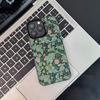 William Morris Для Черного Конфетного Матового Чехла iPhone 17,16,15,14,13,12,11,Pro,MAX,Plus